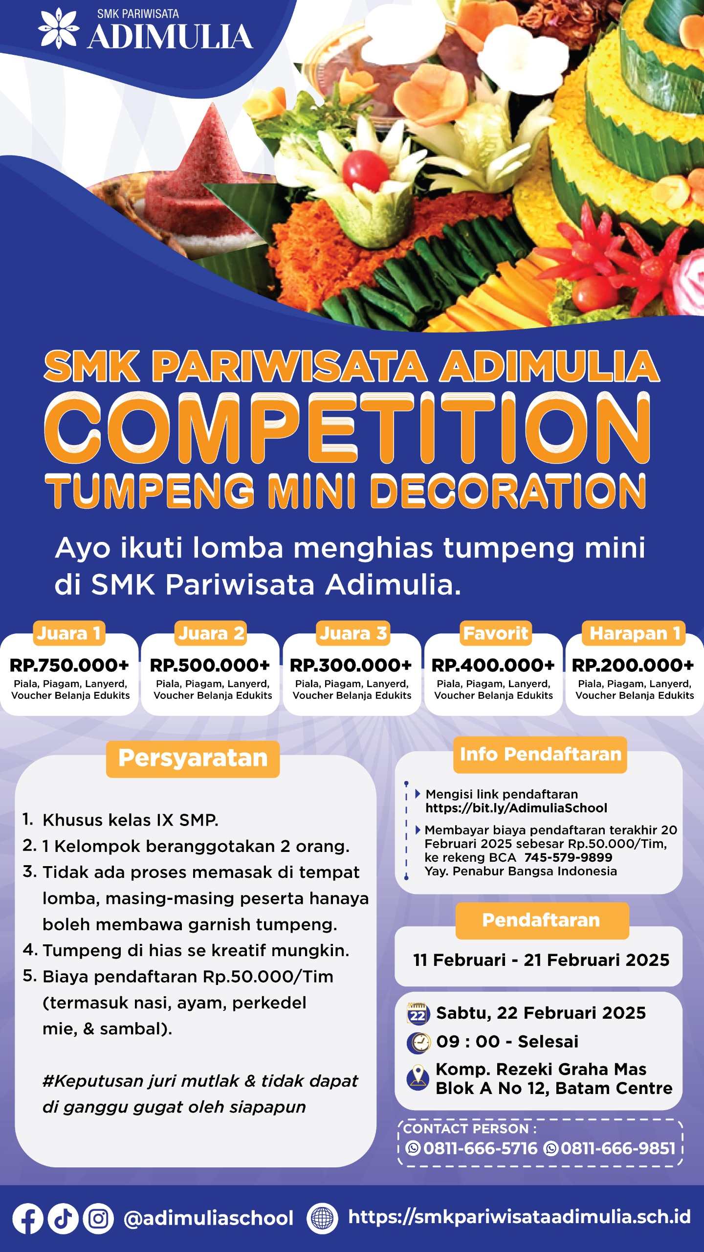 Tumpeng Mini Decoration